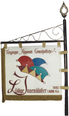 Fahne der Cremeschnittchen (Rückseite)
