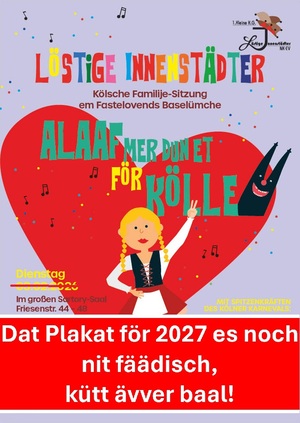 Plakat zur Familiensitzung 2025