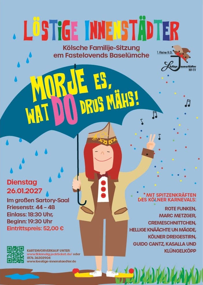 Plakat zur Familiensitzung 2027